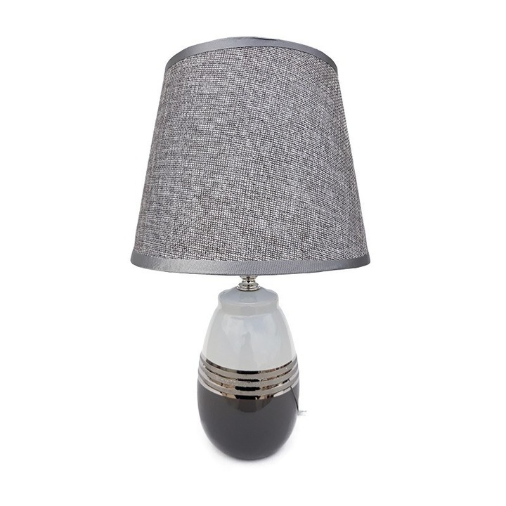 Керамична лампа, овална, 33 см, основа E14, 40W, 1008G