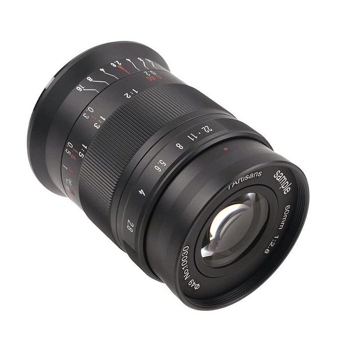 Obiectiv Manual 7Artisans Macro 60mm f/2.8 Mark II pentru L Mount