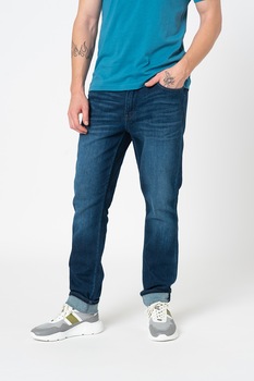 Mustang, Blugi slim fit Vegas, Albastru inchis, W33-L32 Mustang, Blugi slim fit Vegas, Albastru inchis, W33-L32