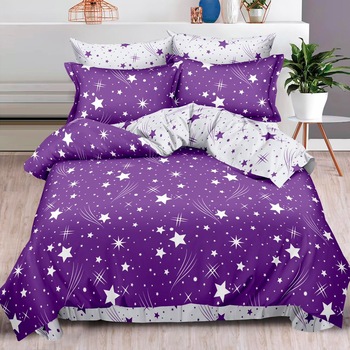 Lenjerie de pat, Pucioasa, Bumbac Finet, 6 piese, 2 Persoane, 470/C, 240 x 250cm Lenjerie de pat, Pucioasa, Bumbac Finet, 6 piese, 2 Persoane, 470/C, 240 x 250cm