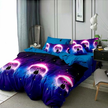 Lenjerie de pat, Pucioasa, Bumbac Satinat, 4 piese, 2 Persoane, 686/C, 200 x 230cm Lenjerie de pat, Pucioasa, Bumbac Satinat, 4 piese, 2 Persoane, 686/C, 200 x 230cm