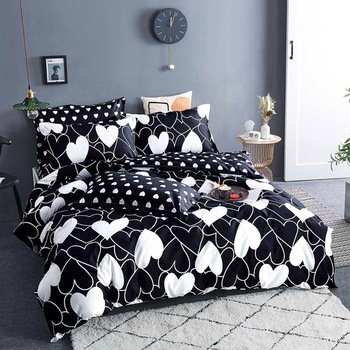 Lenjerie de pat, Pucioasa, Bumbac Satinat, 4 piese, 2 Persoane, 785/C, 200 x 230cm Lenjerie de pat, Pucioasa, Bumbac Satinat, 4 piese, 2 Persoane, 785/C, 200 x 230cm