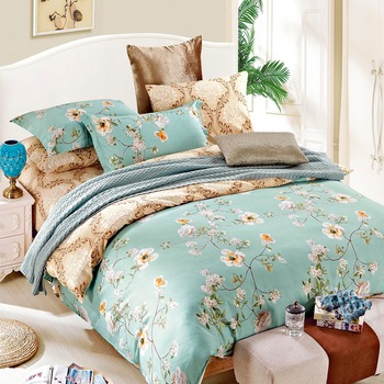 Lenjerie de pat, Pucioasa, Bumbac Satinat, 4 piese, 2 Persoane, 797/C, 200 x 230cm Lenjerie de pat, Pucioasa, Bumbac Satinat, 4 piese, 2 Persoane, 797/C, 200 x 230cm