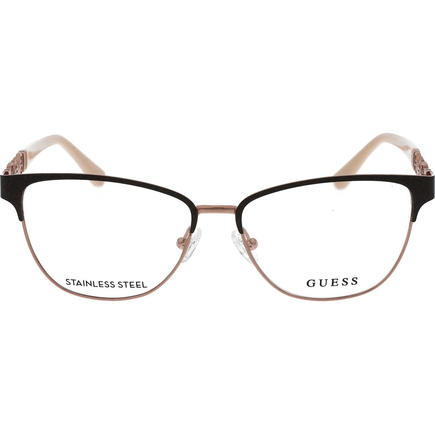 Rame ochelari de vedere Guess GU2833 050, Maro, 53 mm