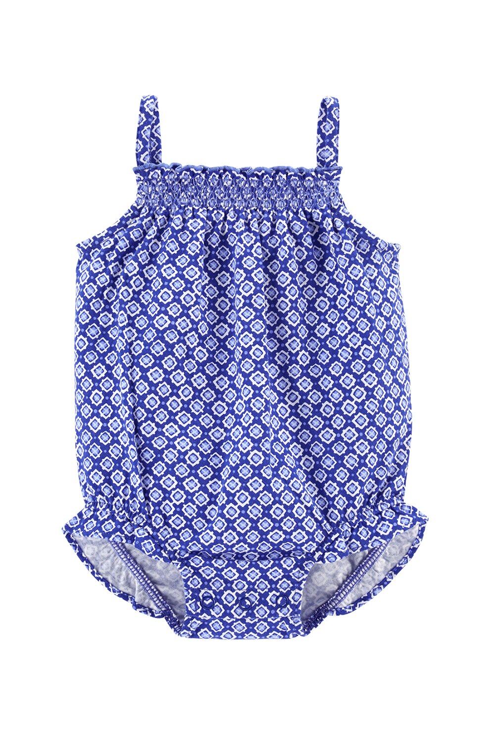 Carter's, Body cu bretele subtiri, Albastru/Alb