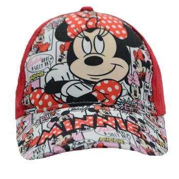 Sapca pentru fete Sun City Minnie Mouse EP4024RO, Rosu 52 Sapca pentru fete Sun City Minnie Mouse EP4024RO, Rosu 52
