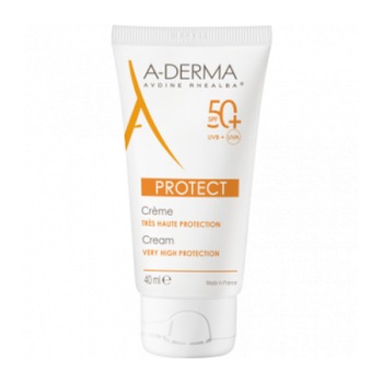 Crema cu protectie solara A-Derma Protect AC SPF 50+ pentru ten gras, 40 ml Crema cu protectie solara A-Derma Protect AC SPF 50+ pentru ten gras, 40 ml
