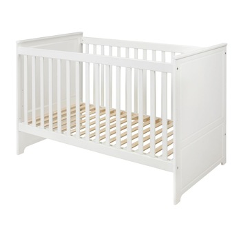 Patut bebe, Marylou, alb, Bellamy, Lemn/MDF, neasamblat, 146 x 78 x 90 cm Patut bebe, Marylou, alb, Bellamy, Lemn/MDF, neasamblat, 146 x 78 x 90 cm