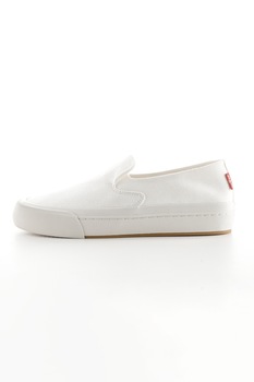 Levi's, Pantofi sport slip-on de panza, Alb Levi's, Pantofi sport slip-on de panza, Alb