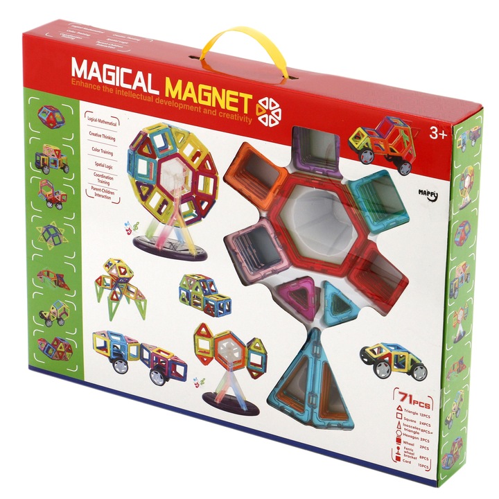 Конструктор Mappy Magical Magnet, 71 части