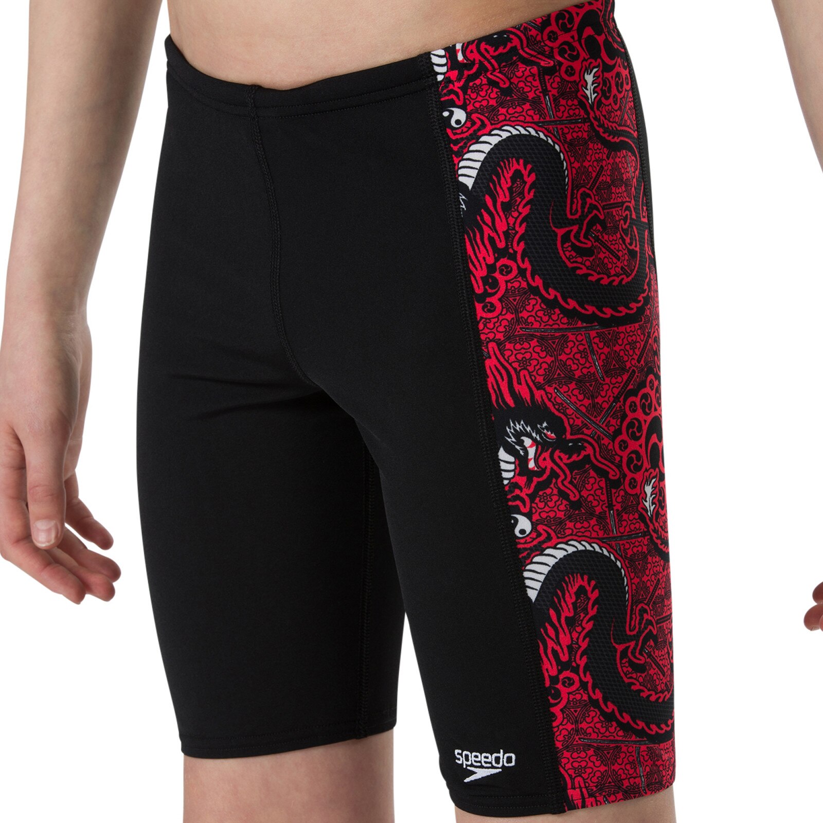Jammer baieti Speedo Dragonzen Alov Panel, rosu,negru, 22