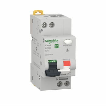 Siguranta automata cu protectie diferentiala 16A P+N, tip AC, 10mA, 4.5kA, Schneider Siguranta automata cu protectie diferentiala 16A P+N, tip AC, 10mA, 4.5kA, Schneider