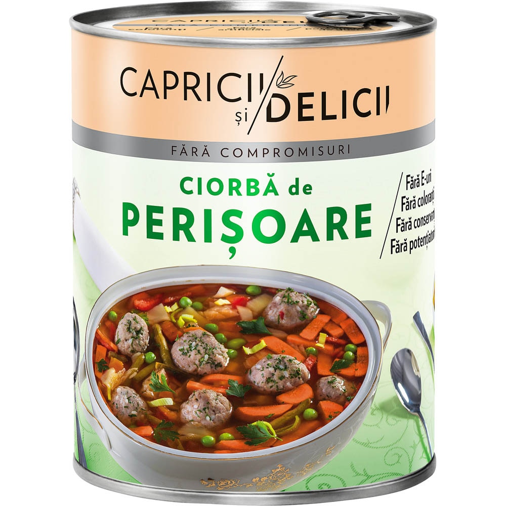 Ciorba de perisoare Capricii si Delicii, 400g