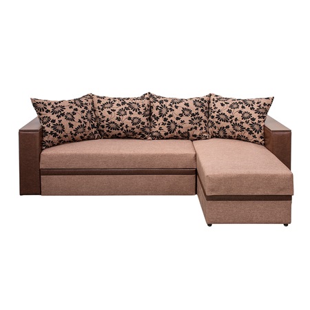 Coltar Kring Oscar, textil si PU, 240x150x77 cm, Maro