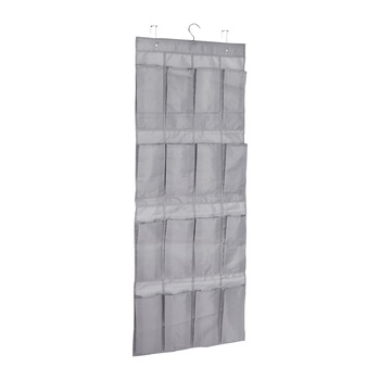 Organizator-pantofar de panza pentru pantofi, 16 compartimente, tip raft, suspendat, 51 x 140 cm Organizator-pantofar de panza pentru pantofi, 16 compartimente, tip raft, suspendat, 51 x 140 cm