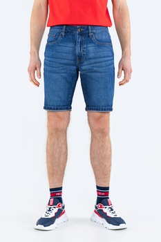 Big Star, Pantaloni scurti din denim, Albastru inchis Big Star, Pantaloni scurti din denim, Albastru inchis