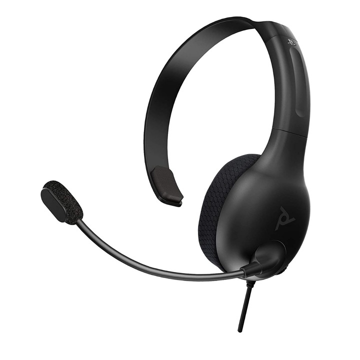 PDP LVL 30 PS5/PS4/PC Chat Vezetékes Fekete Gamer headset