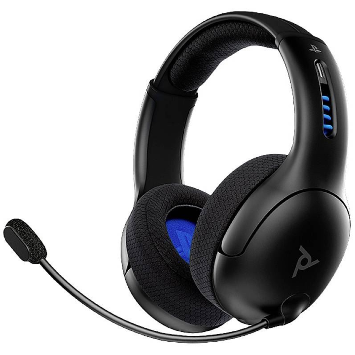 PDP LVL 50 PS5/PS4/PC Vezeték nélküli Fekete Sztereo Gamer headset