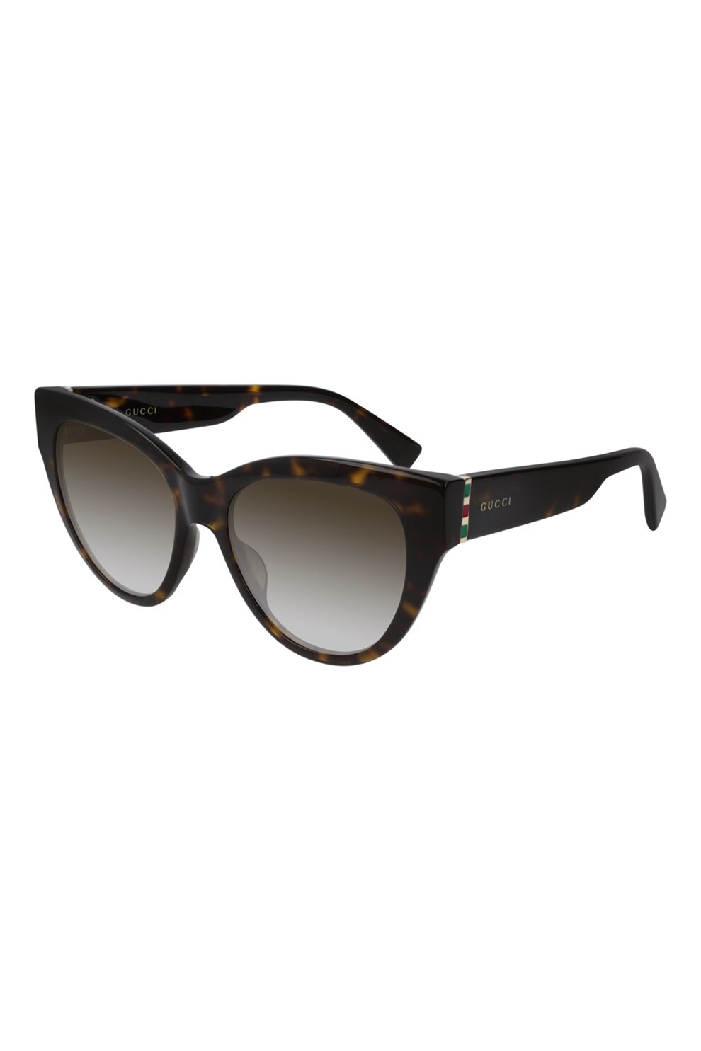Gucci, Ochelari de soare cat-eye cu lentile in degrade, Maro inchis, 53-18-145 Standard