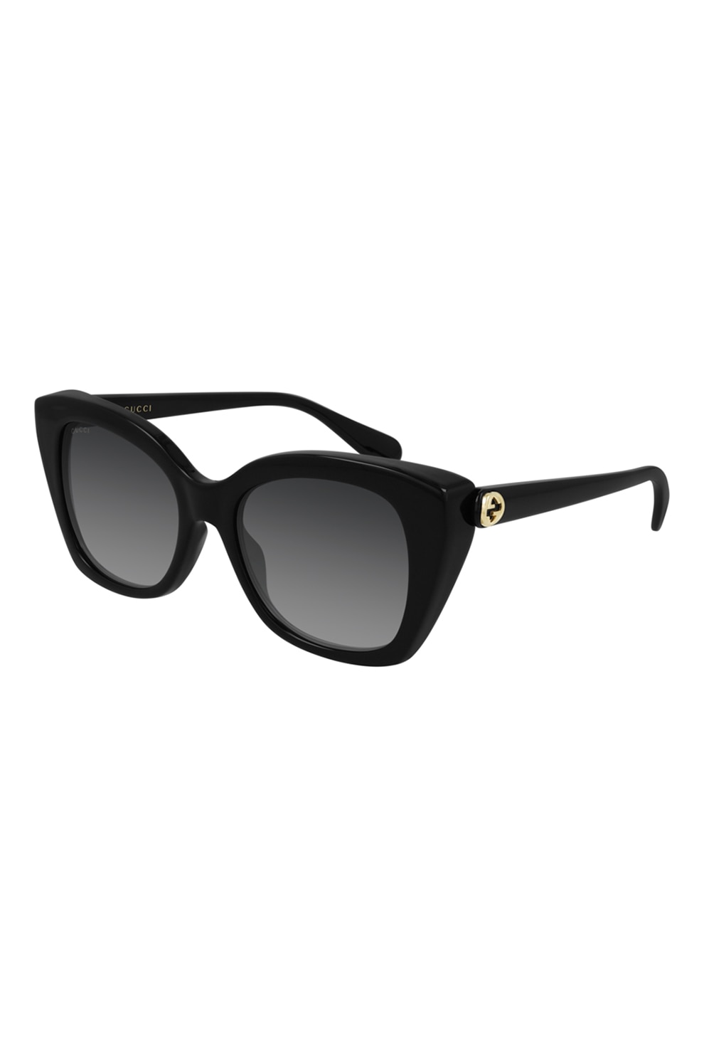 Gucci, Ochelari de soare butterfly, Negru, 55-19-145 Standard