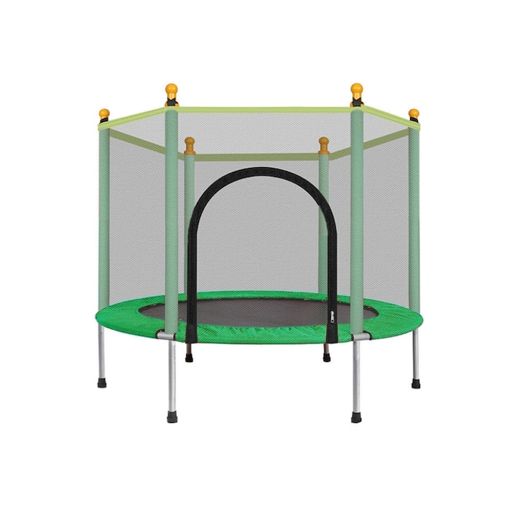 Beltéri trambulin védőhálóval – 140 cm