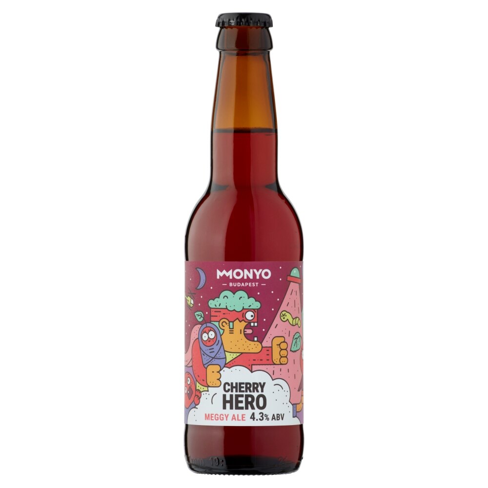 Monyo Cherry Hero sör, 4,3%, 0,33 l, üveges - eMAG.hu
