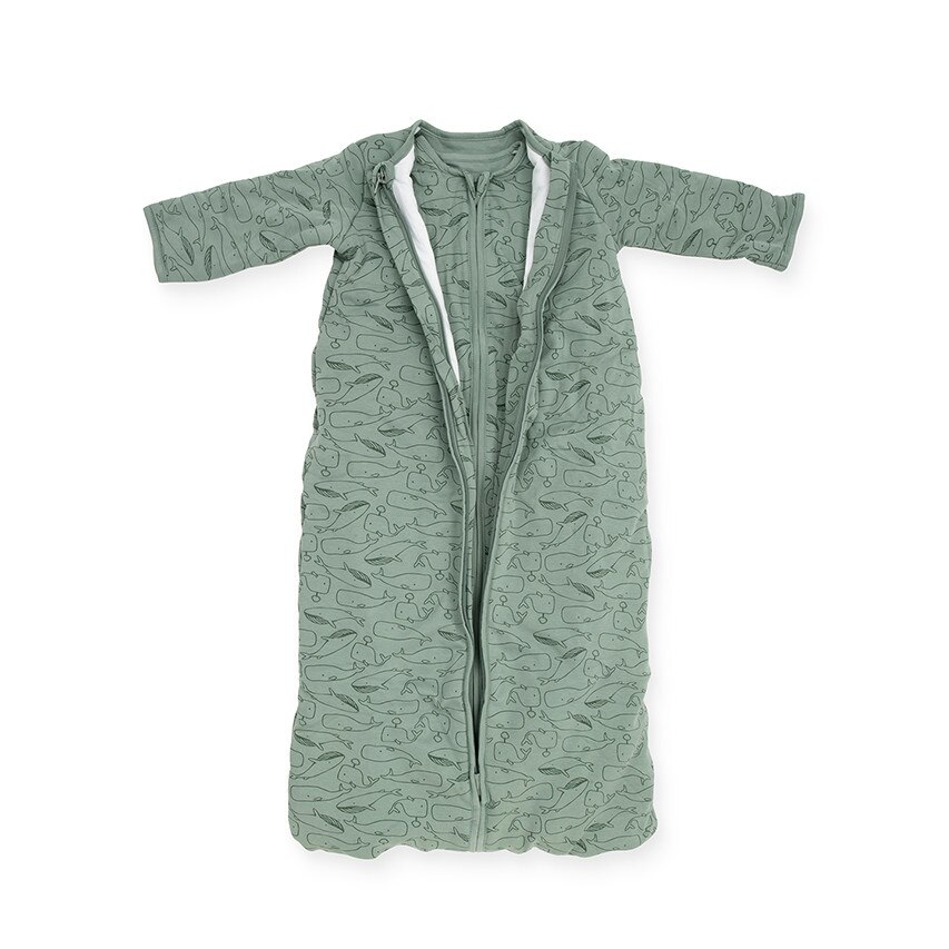 Sac de dormit Jollein Whales, 4 sezoane, 90cm, verde