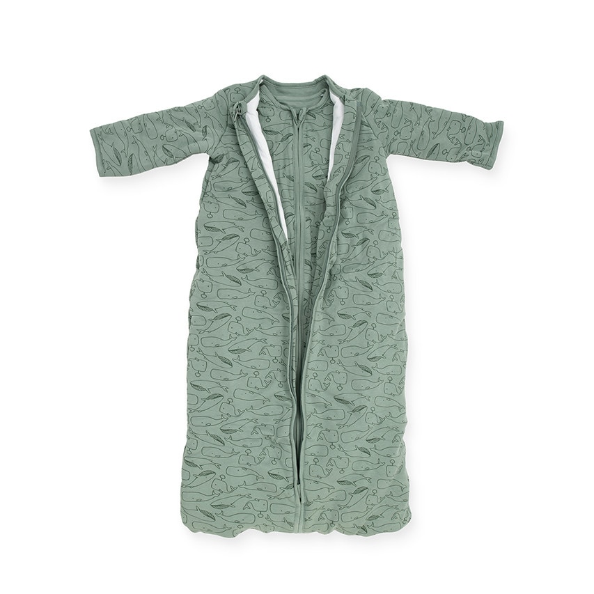 Sac de dormit Jollein Whales, 4 sezoane, 70cm, verde