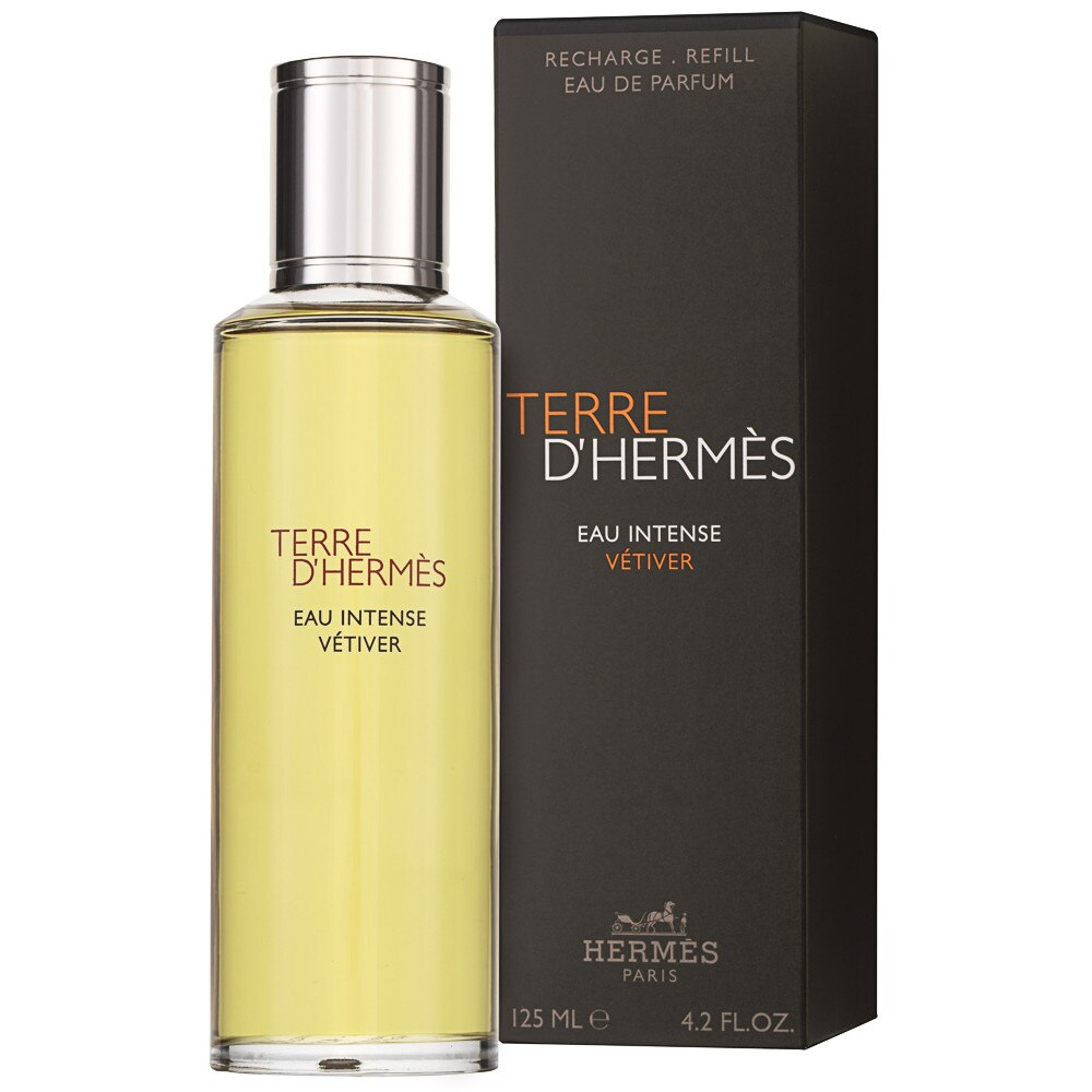 Apa de Parfum Hermes, Terre d'Hermes Eau Intense Vetiver Reffil, Barbati, 125 ml