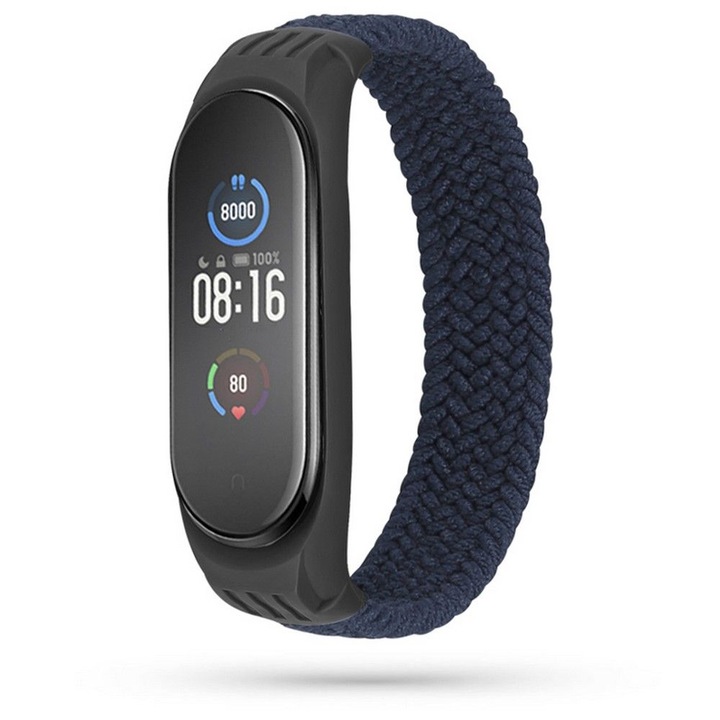 Каишка TECH-PROTECT Loop за Xiaomi Mi Smart Band 5/6, Charcoal