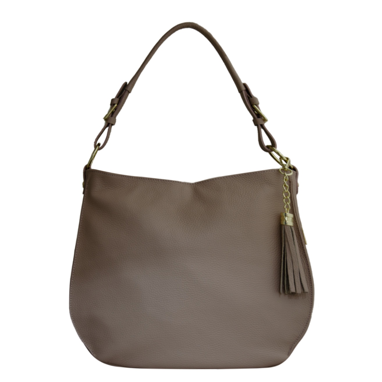 Geanta de dama din piele naturala Eva Bags, Adela roz pudra