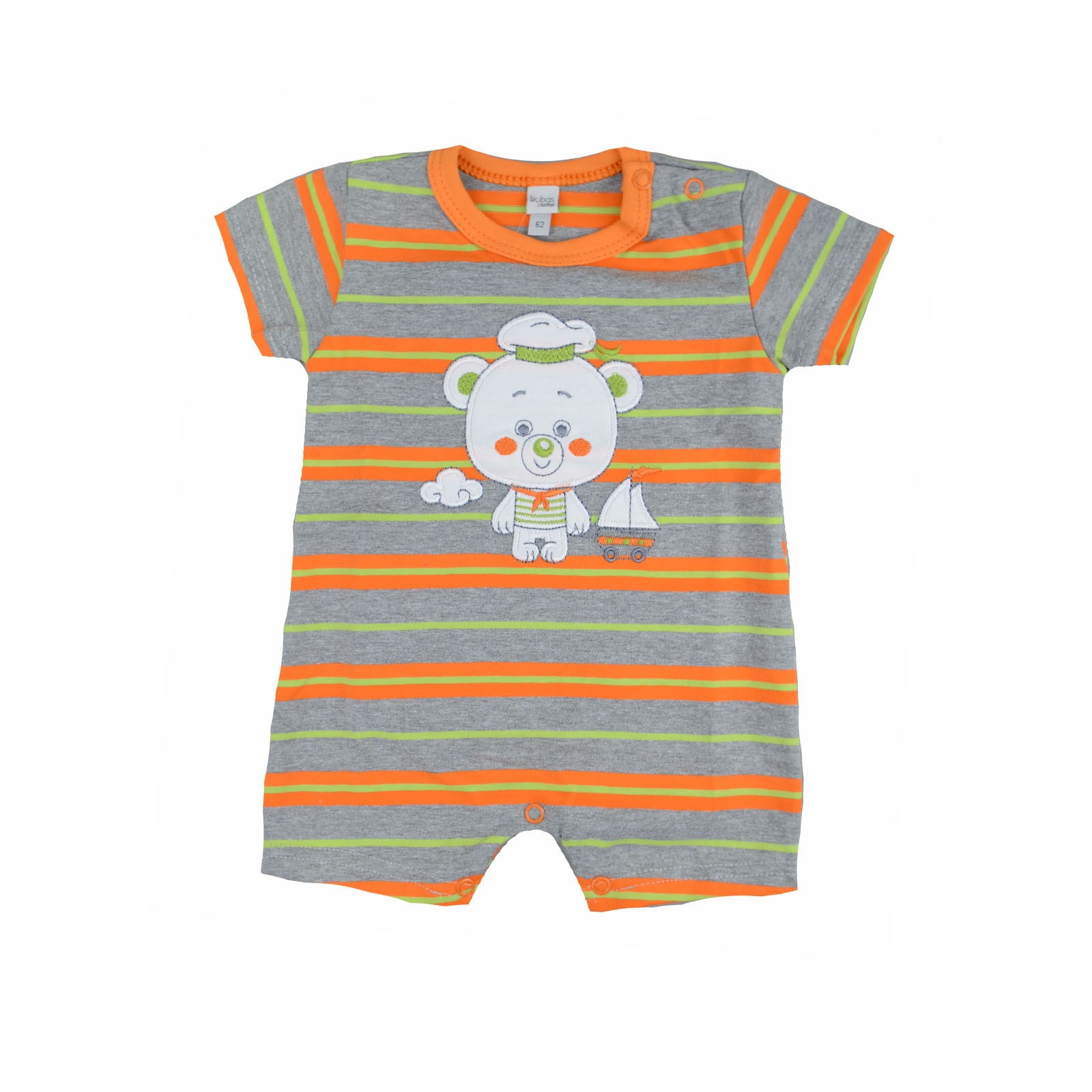 Salopeta de vara pentru baieti Koala Sailor 3828, Multicolor 62 cm