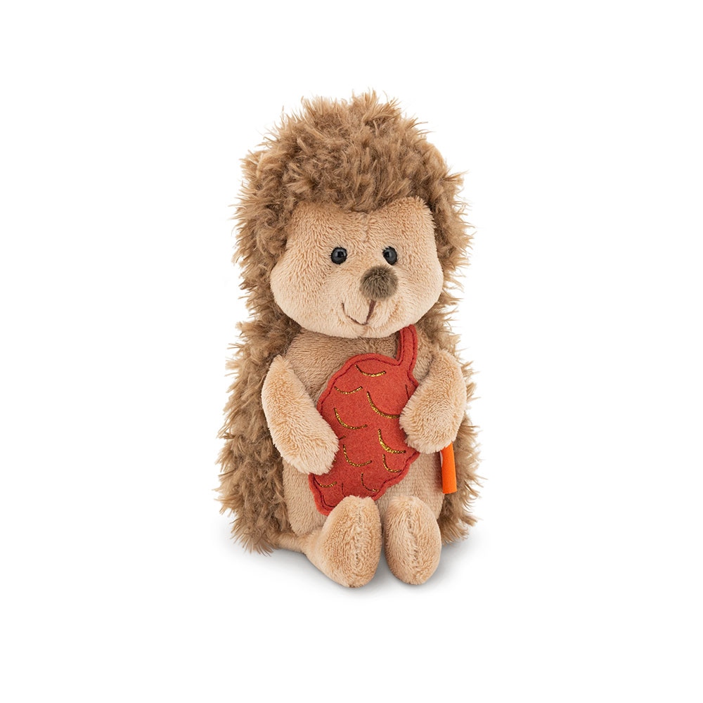 Jucarie din plus, Prickle, ariciul cu con de brad, 15cm, Orange Toys