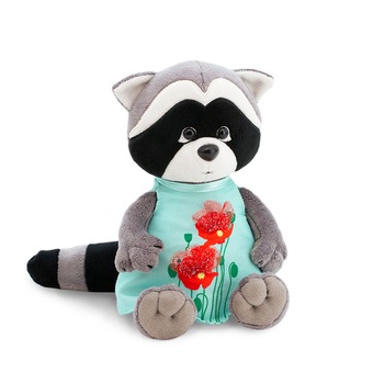 Jucarie din plus, Daisy, fetita raton cu rochita cu maci, 15cm, Orange Toys Jucarie din plus, Daisy, fetita raton cu rochita cu maci, 15cm, Orange Toys