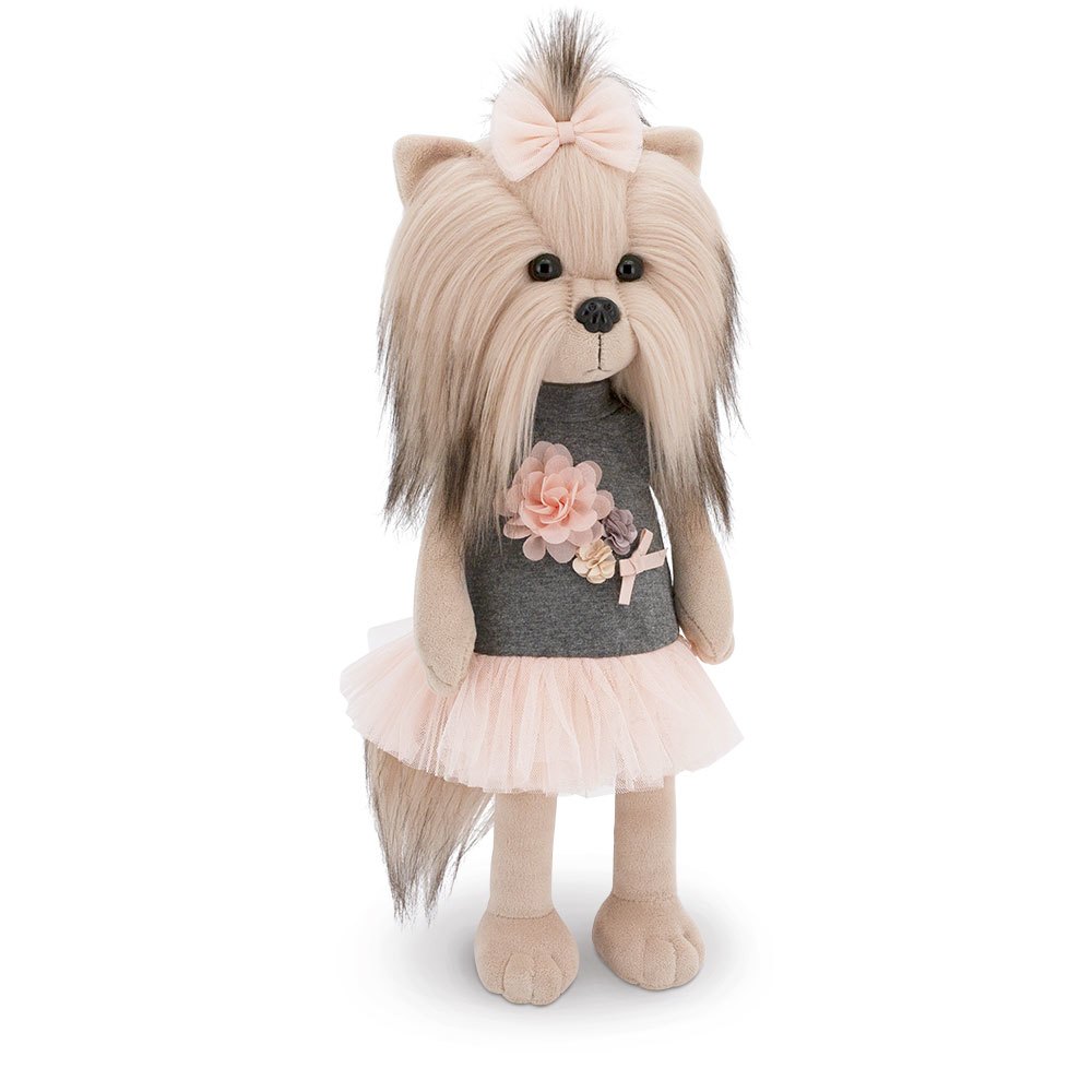 Papusa din plus, catelusa Lucky Yoyo, Tea Rose, 25cm, Orange Toys