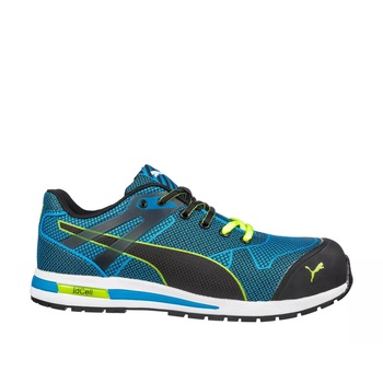 Pantofi de protectie Puma, Blaze Knit Low S1P, Albastru, model usor, de vara, marimea 42 Pantofi de protectie Puma, Blaze Knit Low S1P, Albastru, model usor, de vara, marimea 42