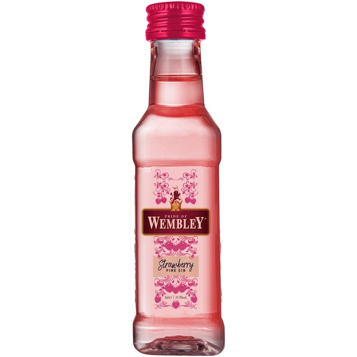 Wembley Gin, Strawberry Pink, 37,5%, 0,05l
