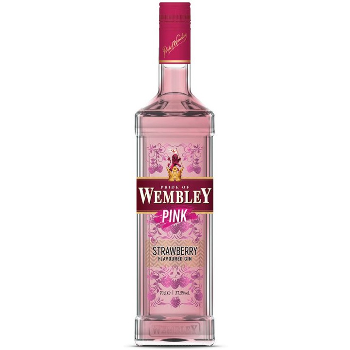 Wembley Strawberry Pink gin, 37,5% alkohol, 0,7 l