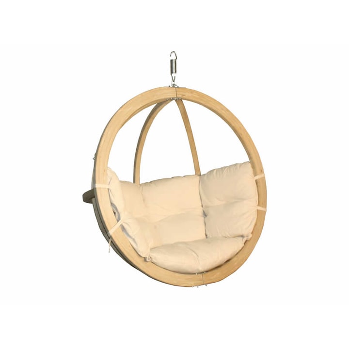 Egyágyas függőágy + ülőpárna, krémszín Swing Chair Single (3)
