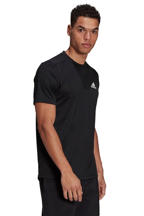 adidas Performance, Фитнес тениска със стандартна кройка, Черен