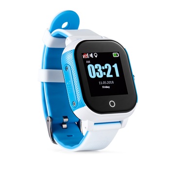 Ceas Smartwatch Pentru Copii Wonlex GW700S cu Functie Telefon, Localizare GPS, Pedometru, SOS, IP54 - Alb-Albastru Ceas Smartwatch Pentru Copii Wonlex GW700S cu Functie Telefon, Localizare GPS, Pedometru, SOS, IP54 - Alb-Albastru