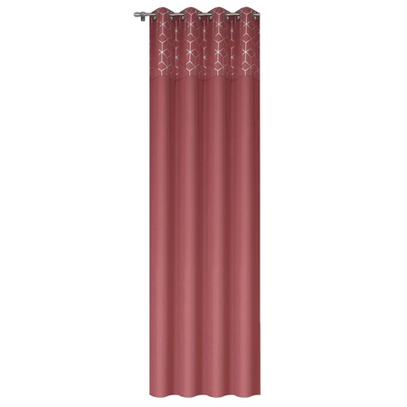 Draperie Roz 145x250 cm, L385 - eMAG.ro