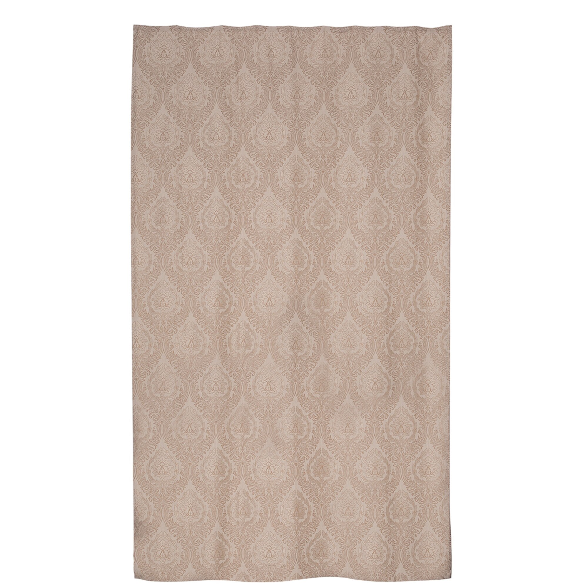 Draperie 140x245 cm, model 60028/21, prindere cu rejansa, maro deschis