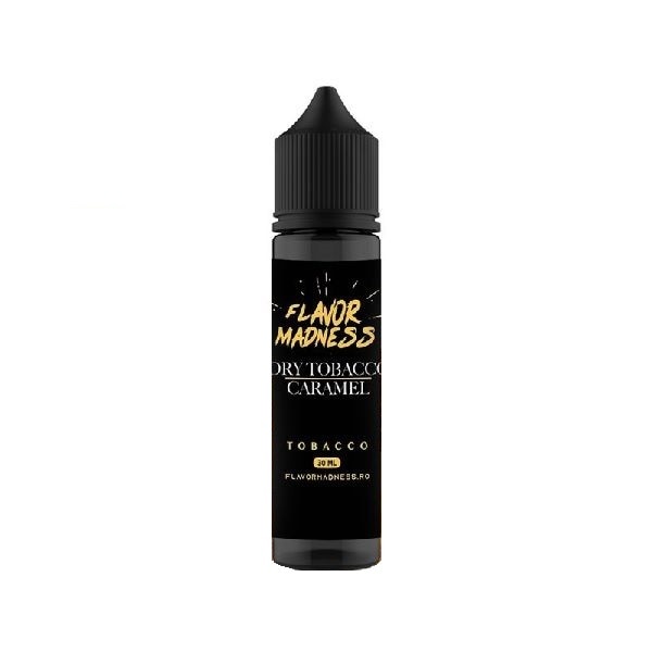 Lichid Tigara Electronica Flavor Madness - Dry Tobacco Caramel ,30ml ,0mg/ml