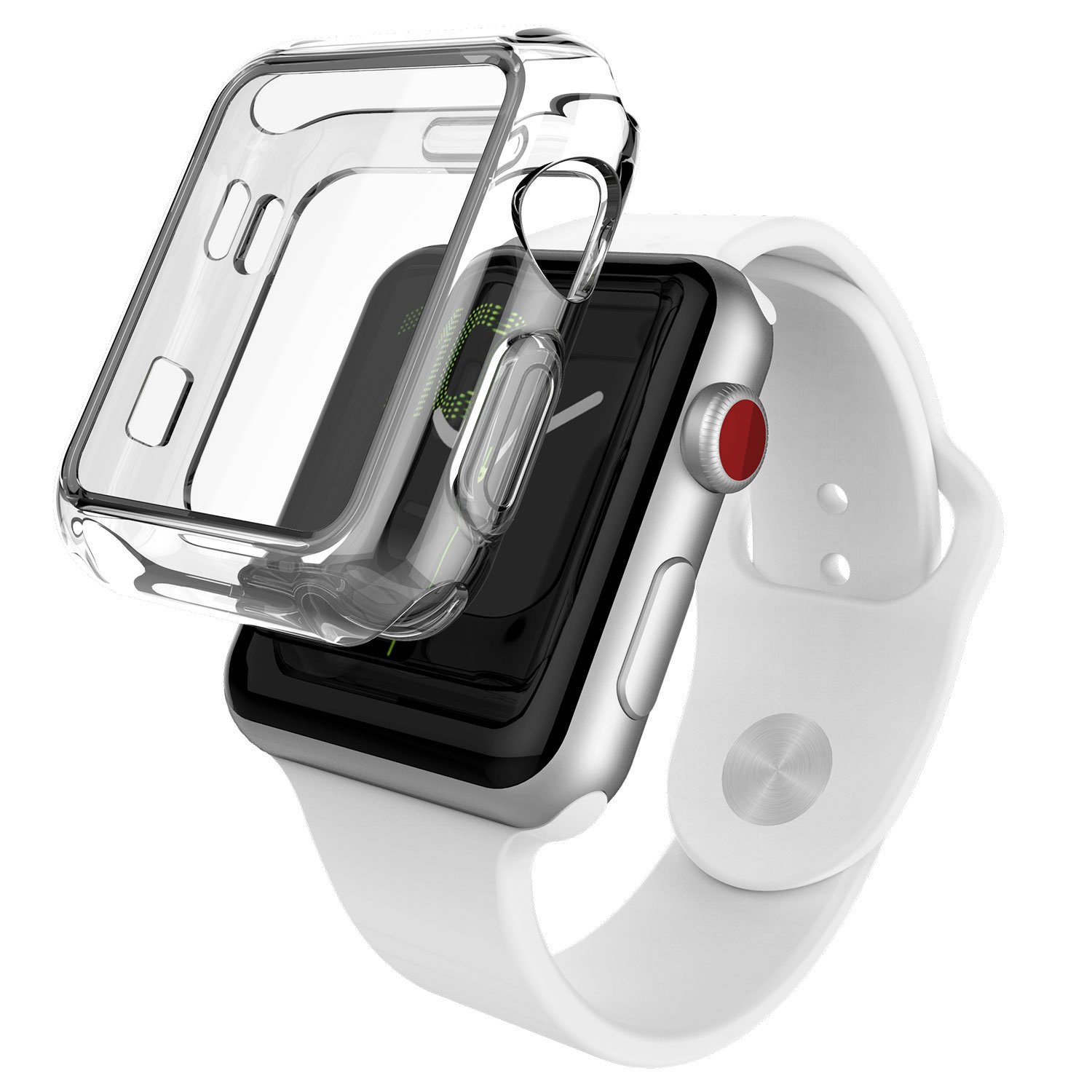 Carcasa protectie Anank, pentru Apple Watch 44mm, transparent