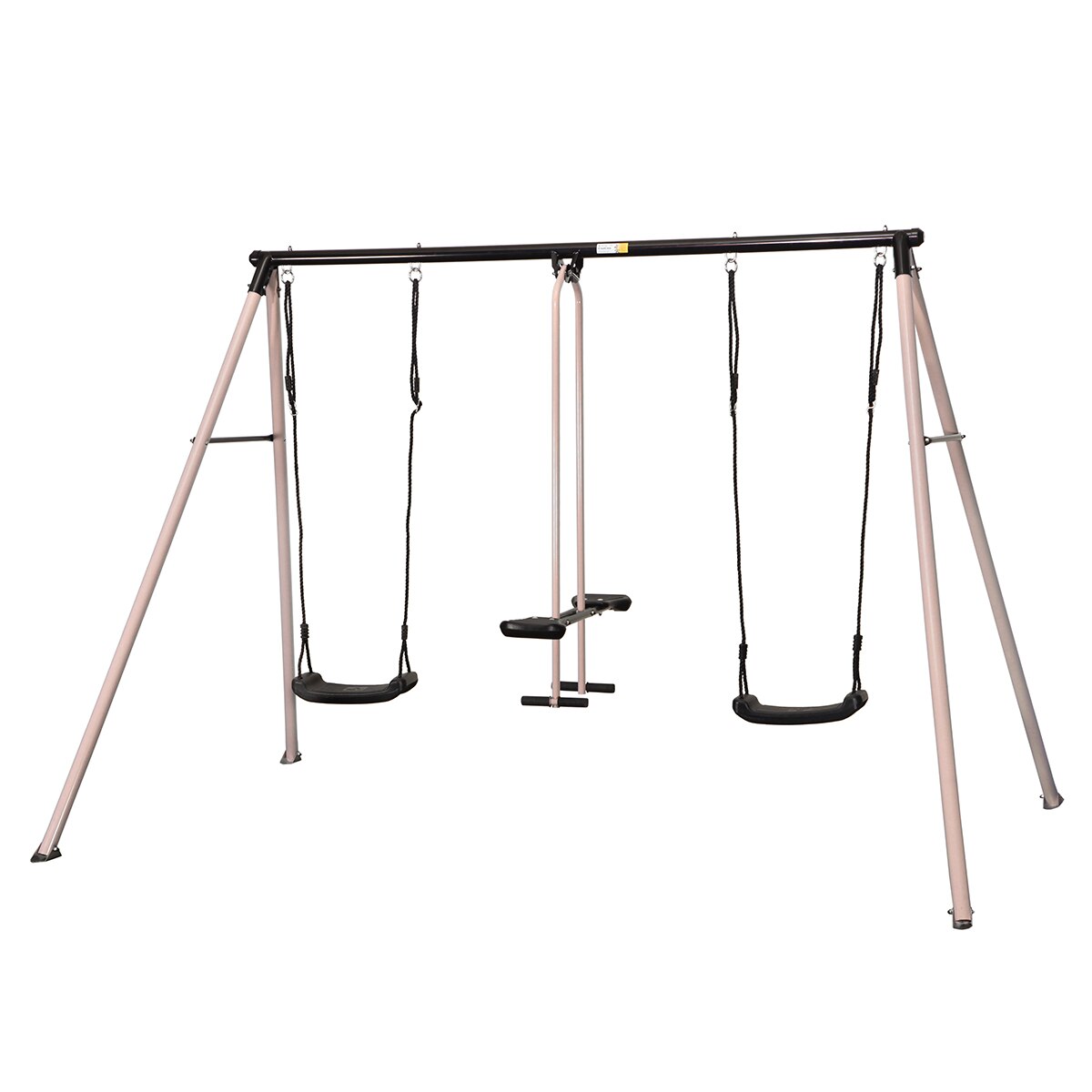 Leagan Cancan clasic Pink Pale, roz pudra, 4 locuri, cadru metal