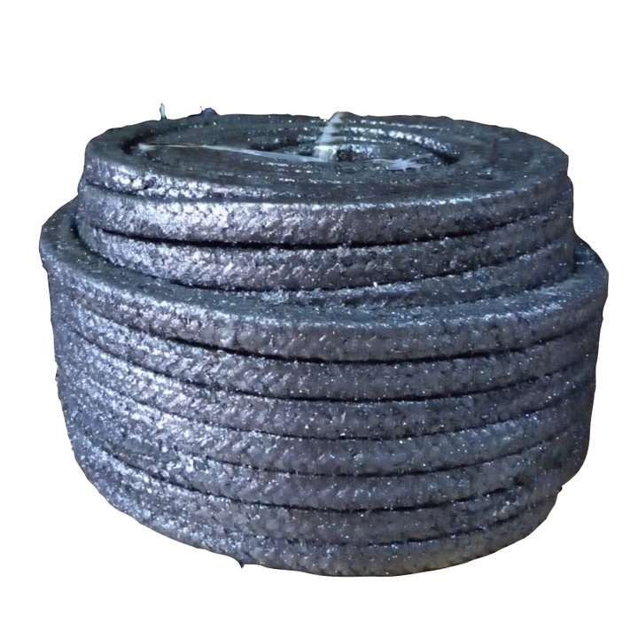 Snur de etansare bumbac in seu grafitat, 16x16 mm, 10kg, 30m