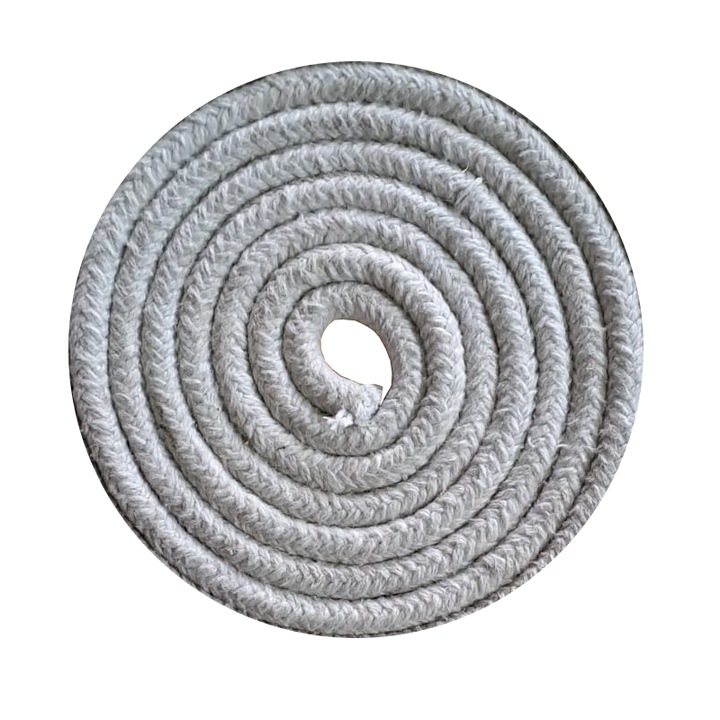 Snur de etansare cazane, sobe si seminee, din fibre ceramice, 22x22 mm, 1200 °C - produs vandut la metru liniar