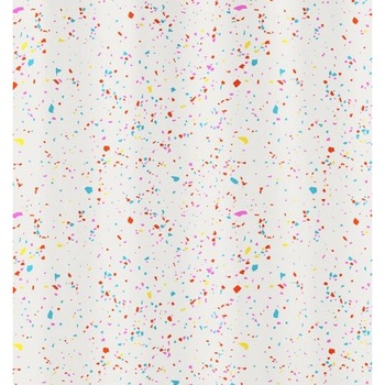 Perdea de dus Kleine Wolke alba cu puncte multicolore Confetti din plastic ecologic 180x200cm Perdea de dus Kleine Wolke alba cu puncte multicolore Confetti din plastic ecologic 180x200cm