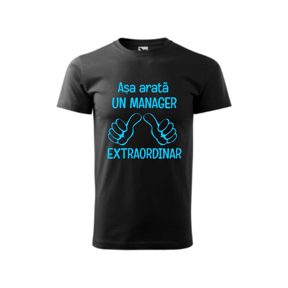 Tricou barbati personalizat Asa Arata Un Manager Extraordinar, Malfini